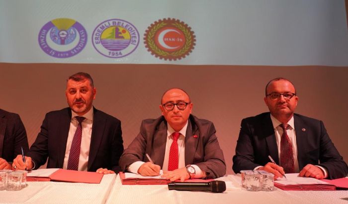 Erdemli'de toplu i szlemesi sevinci: Evleneceklere 20 bin TL nakit destek