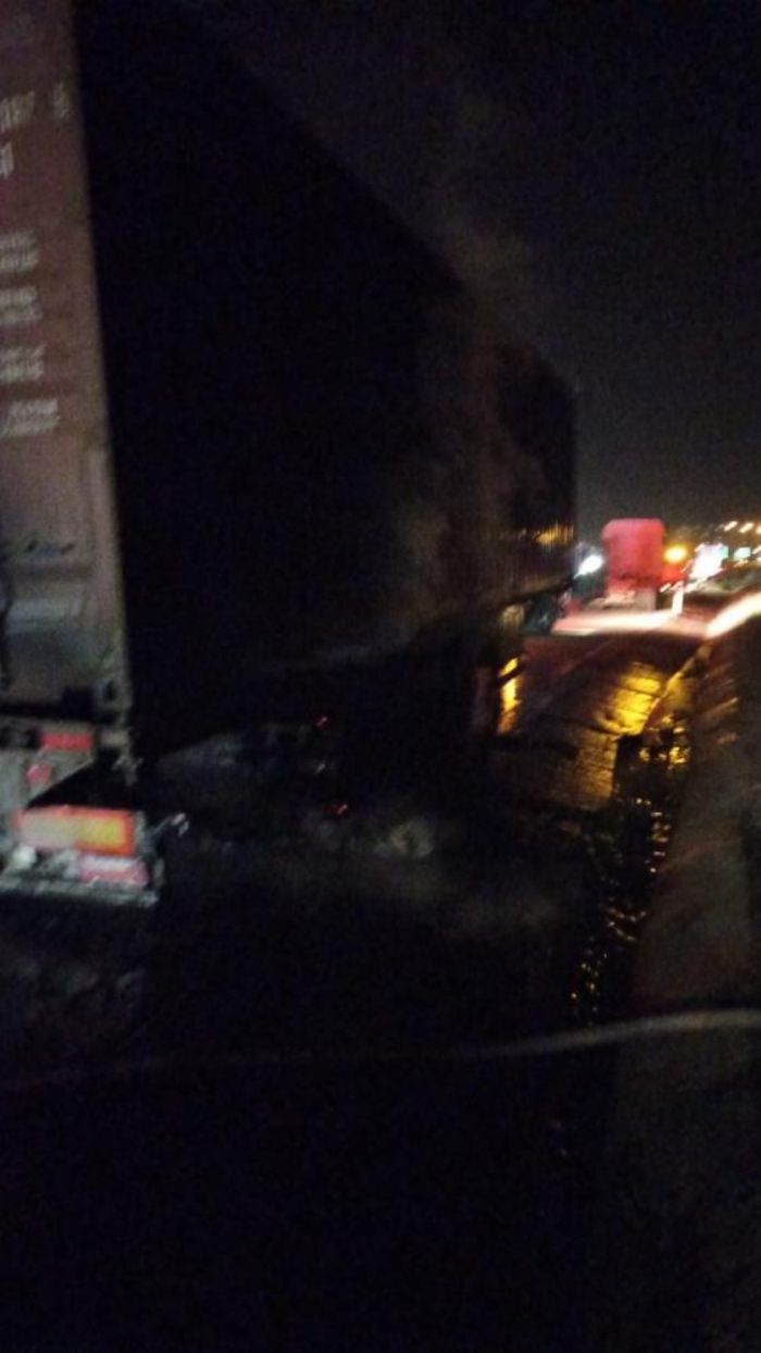 Mersin'de pamuk ykl trda yangn