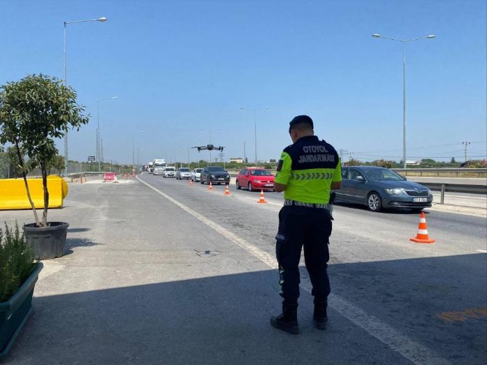 Mersinde dron destekli denetim: 37 srcye 89 bin TL ceza