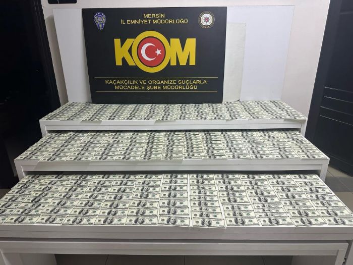 Matbaa kurup dolar basan ebeke kertildi: 7 milyon 99 bin sahte dolar ele geirildi