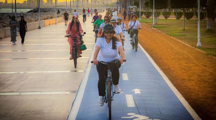 Mersin'de pedallar srdrlebilir ulam iin evrildi