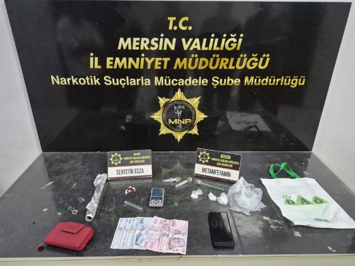 Mersin�de uyu�turucu operasyonu: 2 ��pheli tutukland�