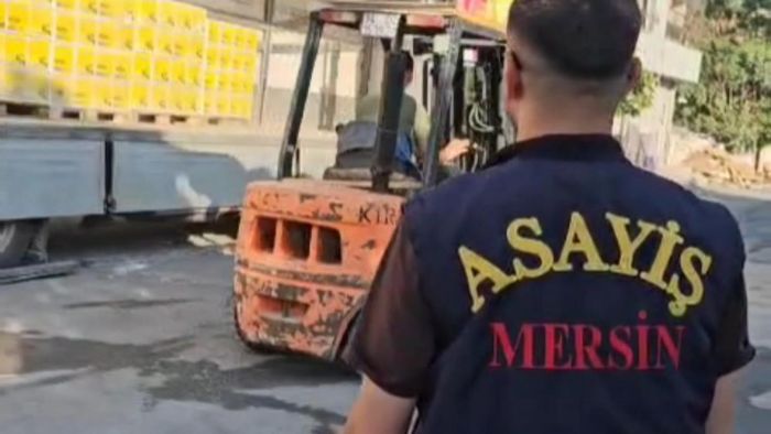 Nakliye dolandrclarna Mersin polisinden darbe