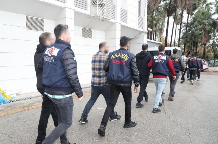 Mersin'de dron destekli operasyon: Aranan 10 pheli yakaland