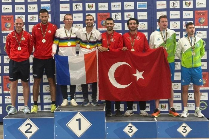 Bocce sporcusu Mehmet Can Yakn, dnya 3ncs oldu