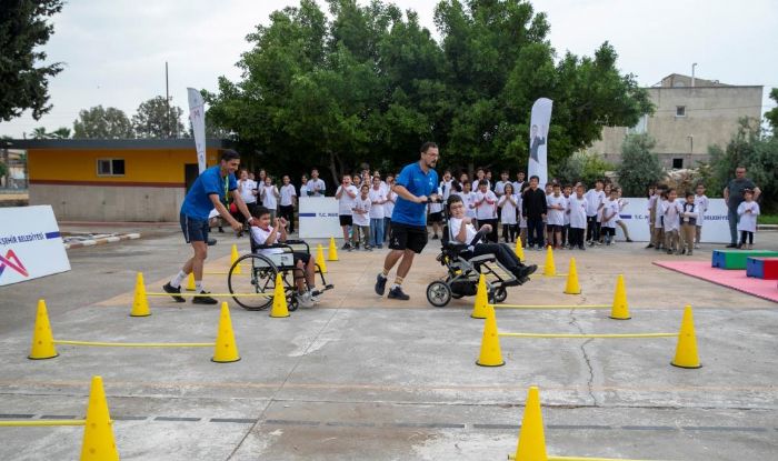 Mersin'de 'Sporbs' ocuklar iin yollarda