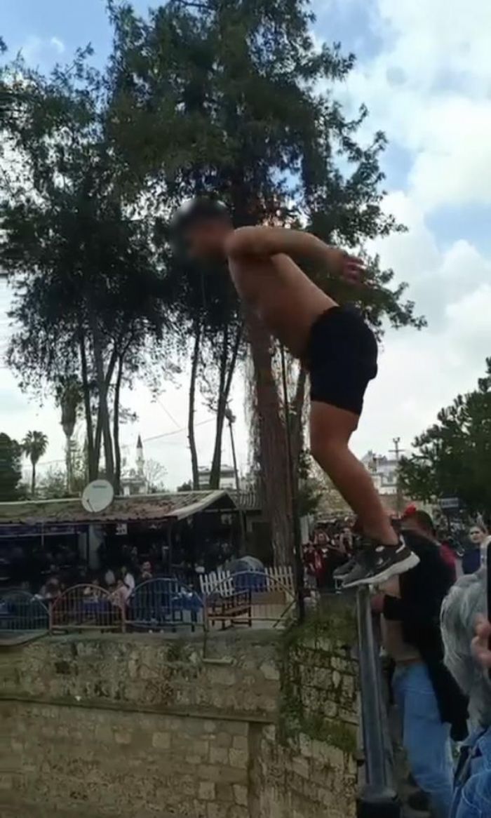 �elalede suya atlayan ki�iye ceza