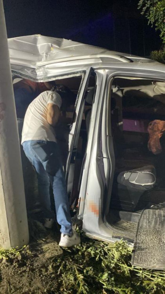 Mersin'de trafik kazas: 2 l, 3 yaral