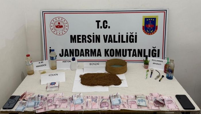 Mersin'de uyu�turucu operasyonu: 4 ��pheli yaland�