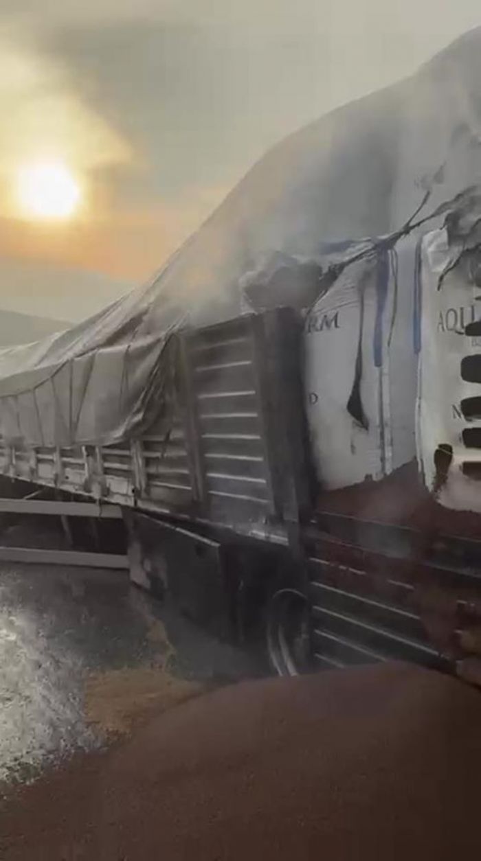 Mersin'de trda kan yangn korkuttu