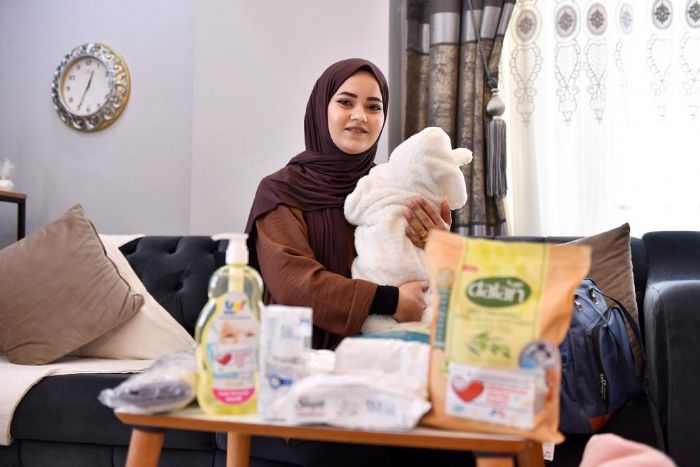 Mersin Bykehir Belediyesi'nden bebekli ailelere destek