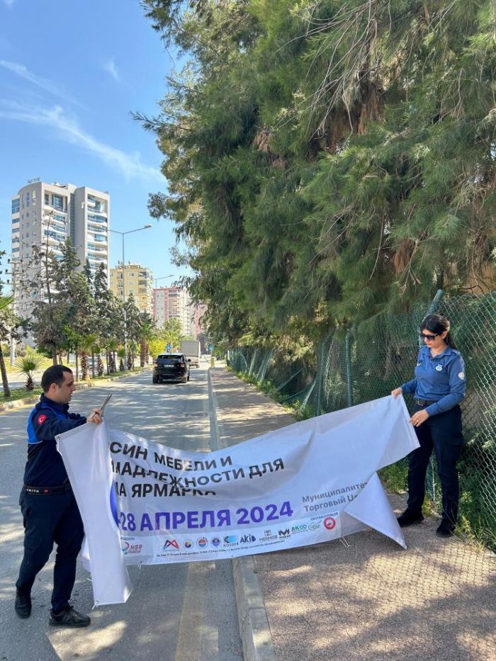 Mezitli Belediyesi, Trke harf kullanlmayan tabelalar kaldrd