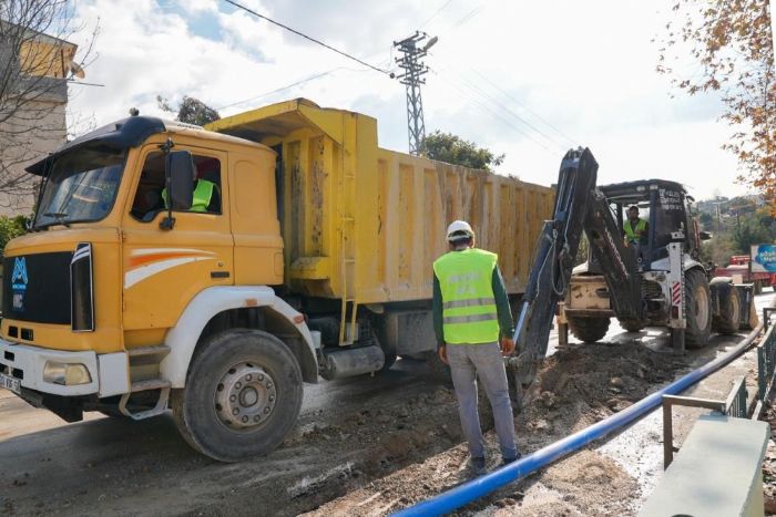 Erdemli�de su altyap�s� yenilendi, mahalle kesintisiz suya kavu�tu